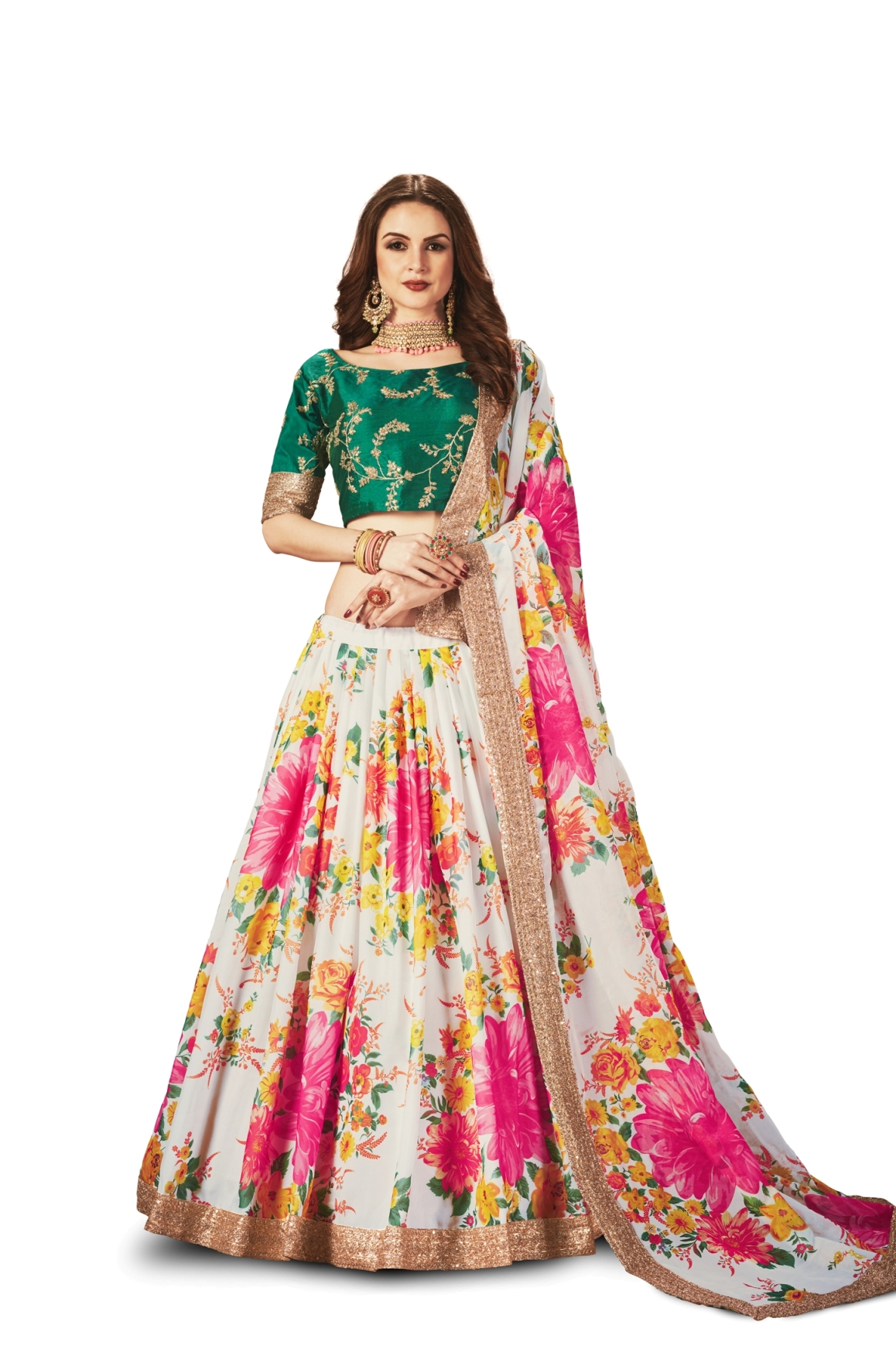 Floral Gown - Buy Floral Gown online in India